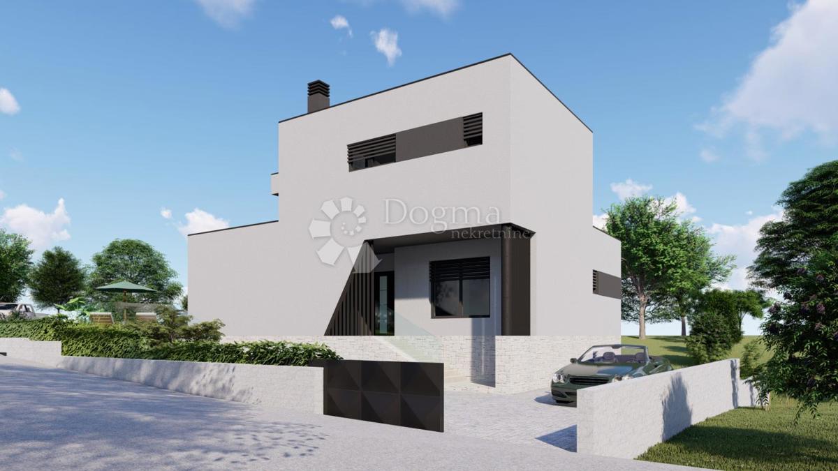 Una casa con piscina nella fase roch bau vicino a Barban