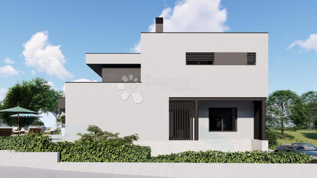 Una casa con piscina nella fase roch bau vicino a Barban