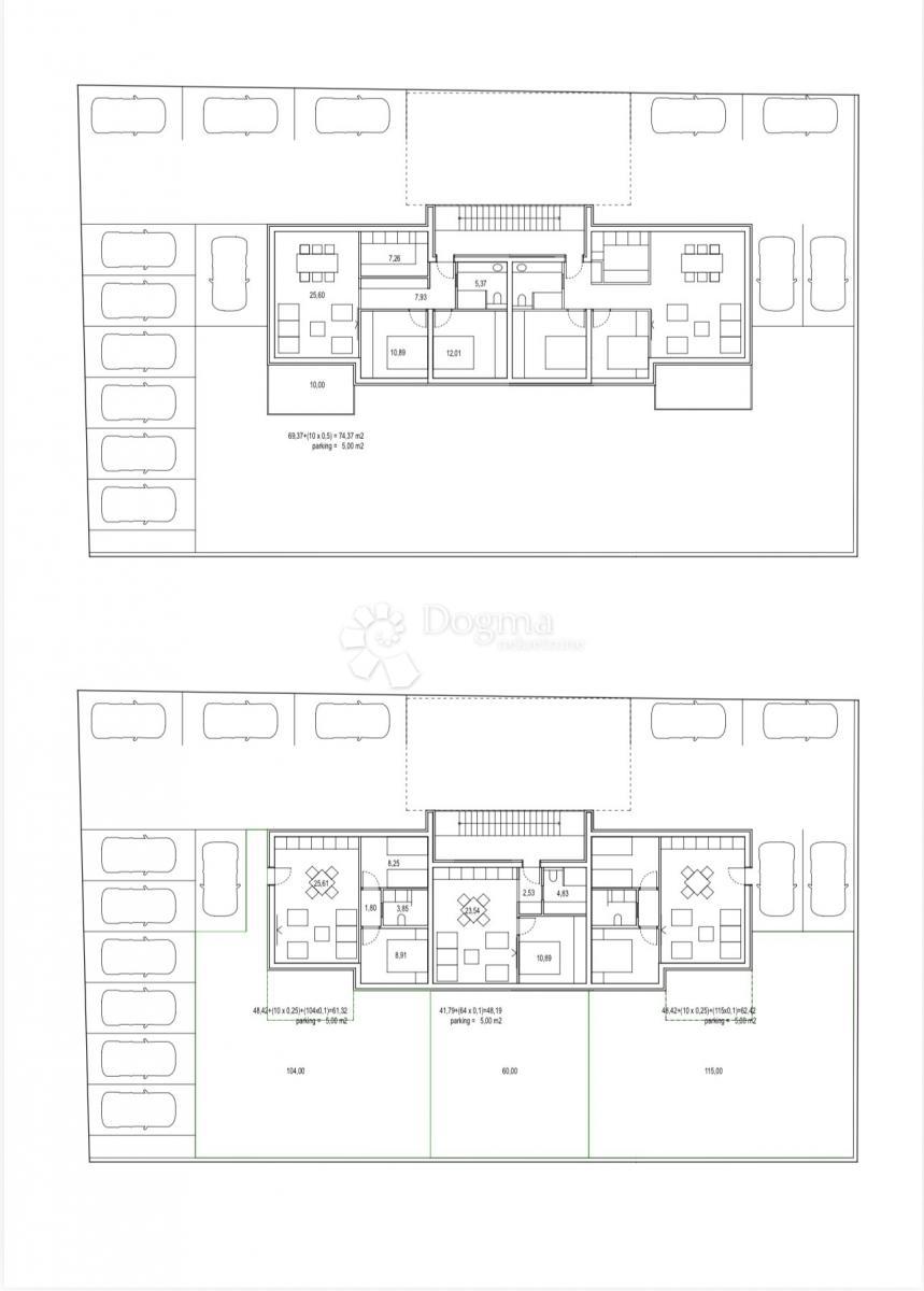 Allogio Brodarica, Šibenik - Okolica, 53m2