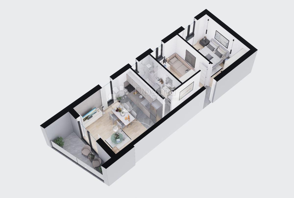 Allogio Kaštel Stari, Kaštela, 52,10m2