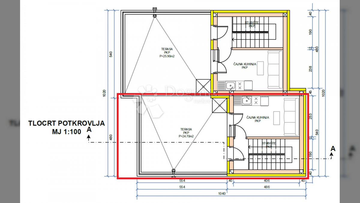 Allogio Škrapavac, Privlaka, 110m2