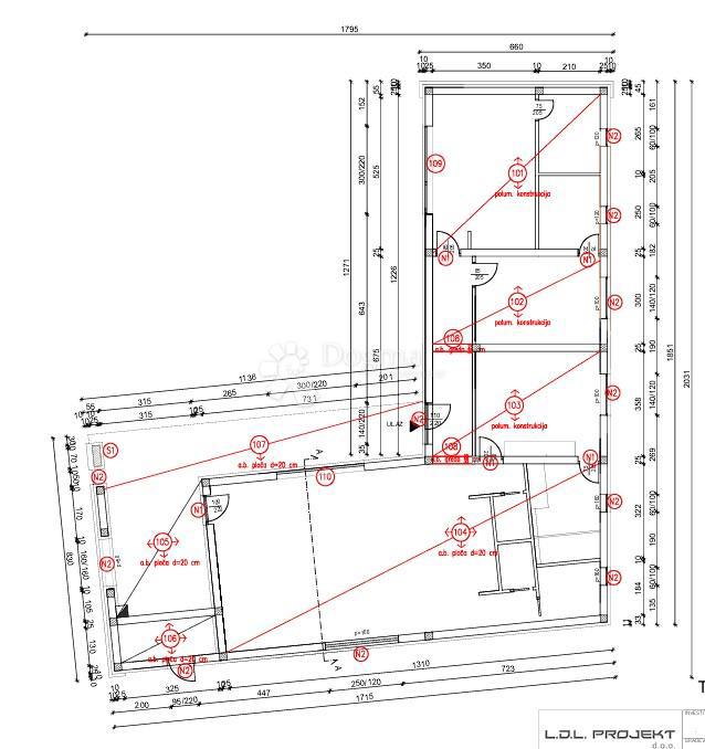 Casa Kranjci, Labin, 100m2