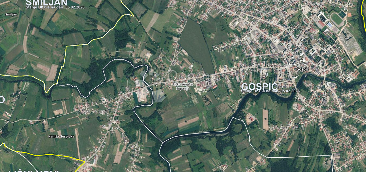 Terreno edificabile Centar, Gospić, 704m2