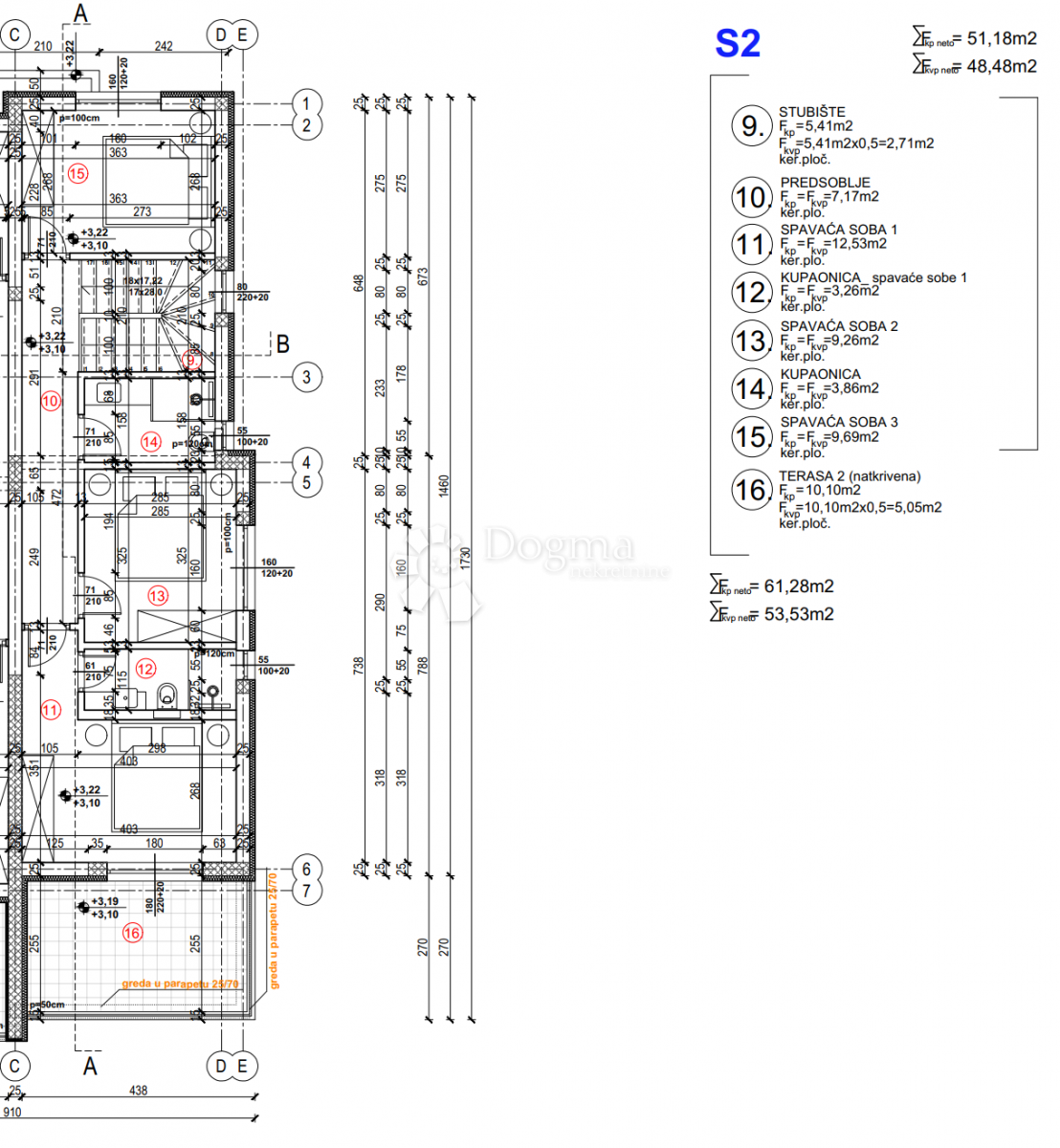 Casa Brodarica, Šibenik - Okolica, 123,31m2