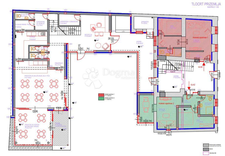 Terreno edificabile Centar, Varaždin, 478m2