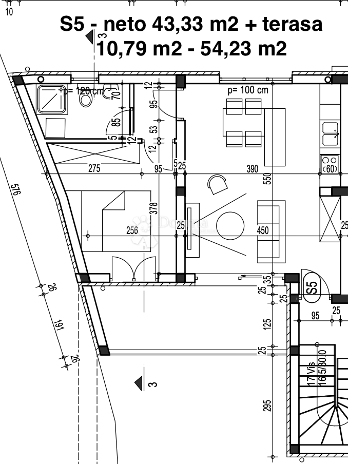 Allogio Ližnjan, 54m2