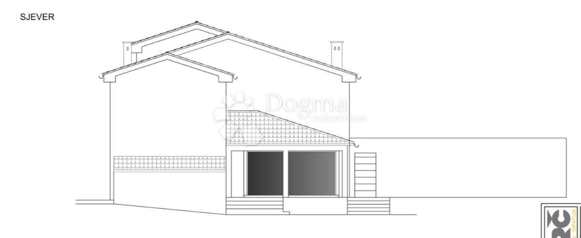 ANTICHITO ISTRIANO CON PERMESSO DI COSTRUZIONE E PROGETTO ATTRAENTE – Sveti Petar u Šumi