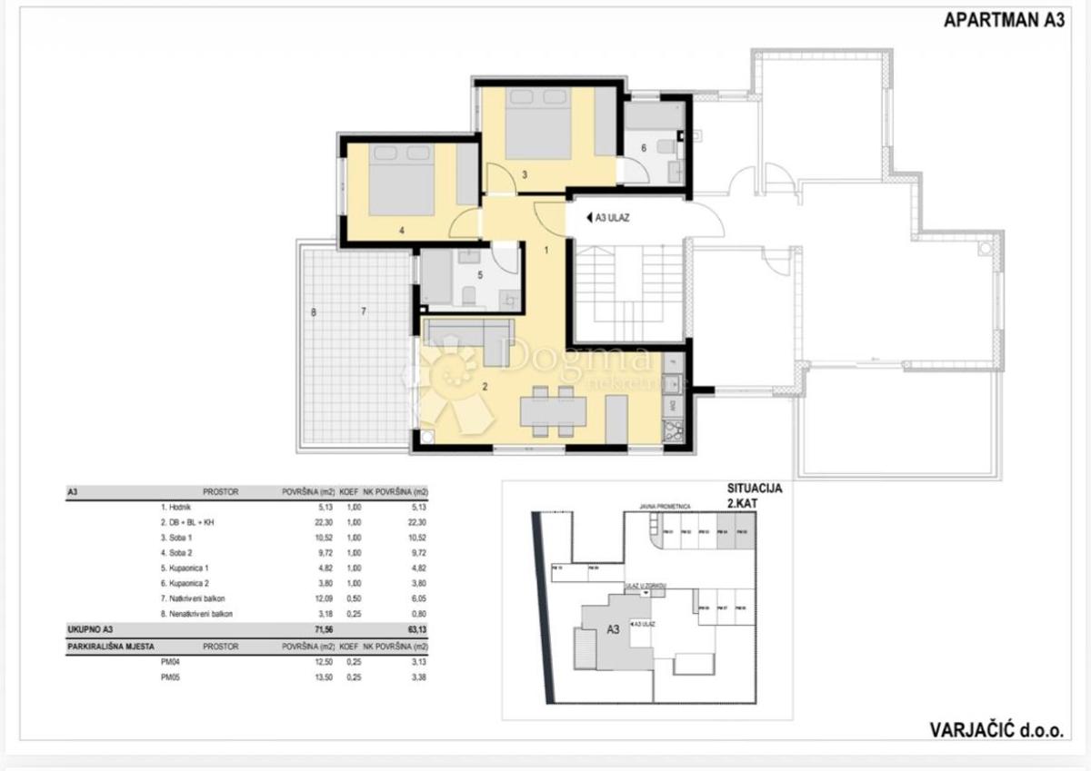 Appartamento Novalja, 72m2