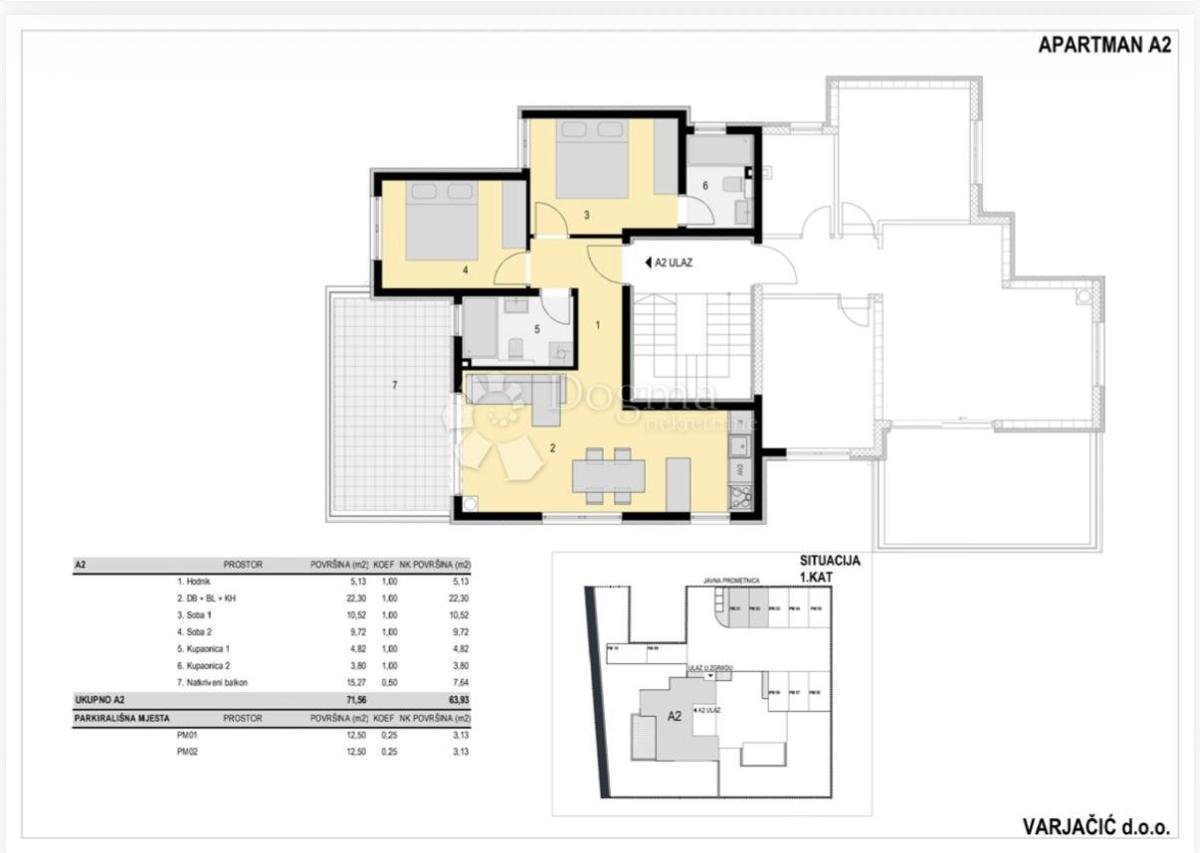 Appartamento Novalja, 72m2
