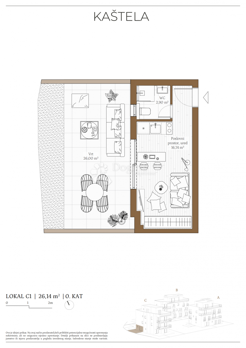 Allogio Kaštel Kambelovac, Kaštela, 79,86m2