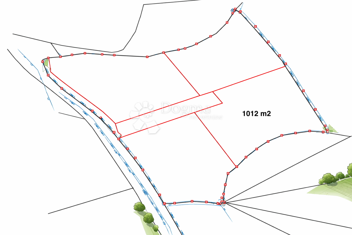 Terreno edificabile Orbanići, Žminj, 3.000m2