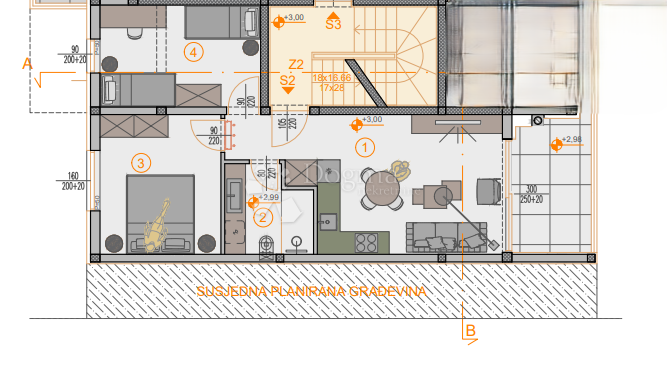 Allogio Štinjan, Pula, 66,27m2