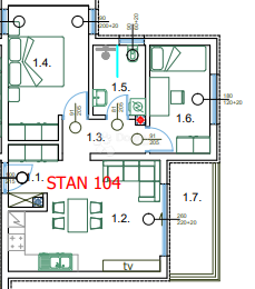 Allogio Centar, Pula, 58,65m2