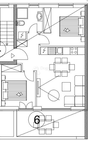 Allogio Valmade, Pula, 47,80m2