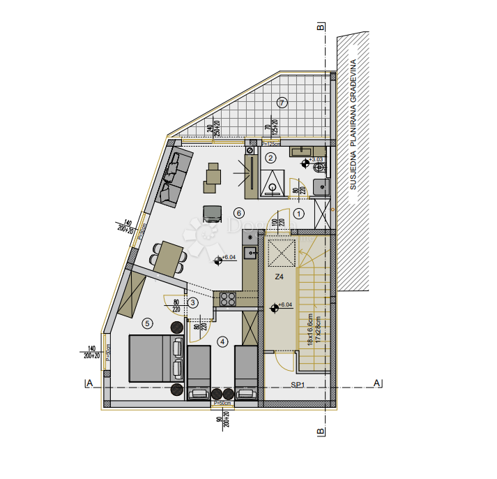 Allogio Veli vrh, Pula, 52,09m2