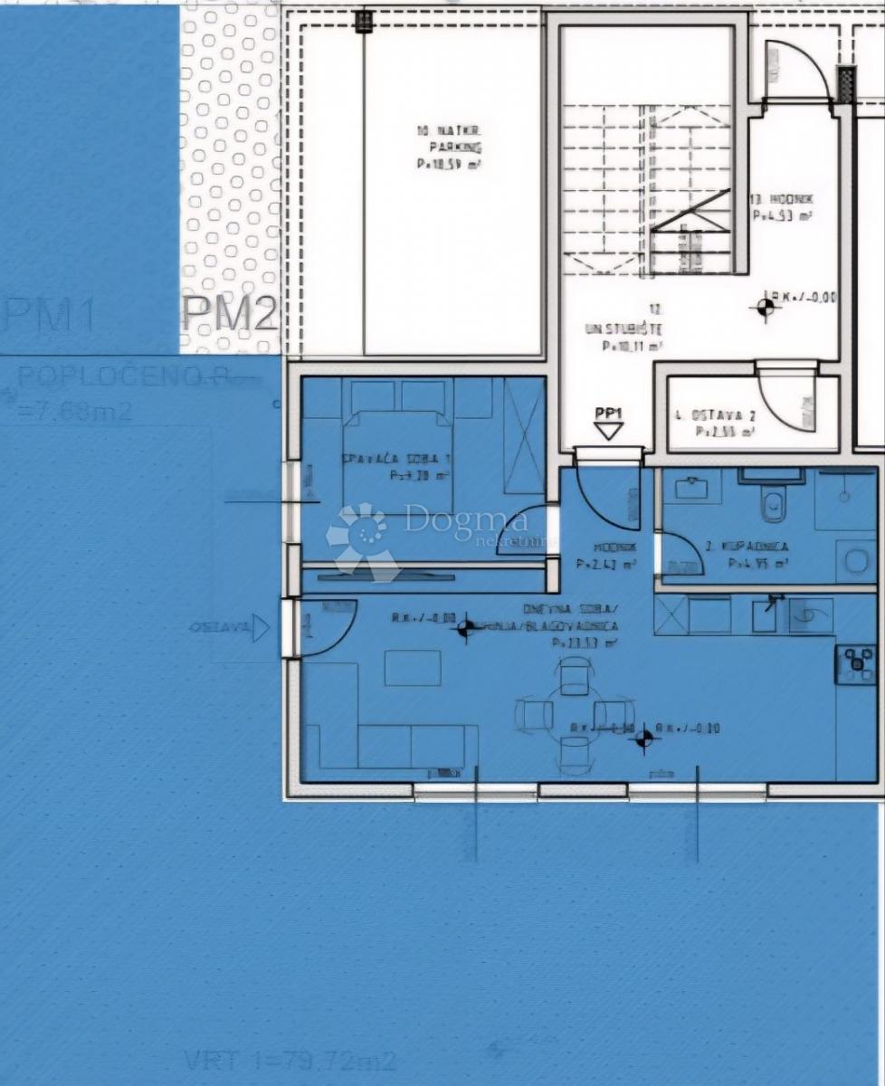 Allogio Kaštel Stari, Kaštela, 52m2