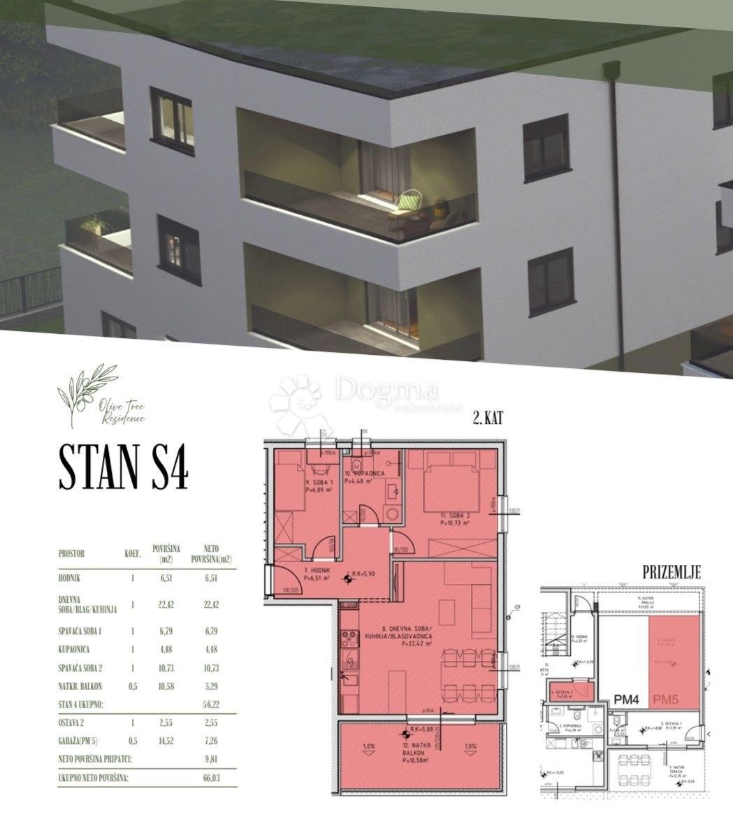 Allogio Kaštel Stari, Kaštela, 66m2