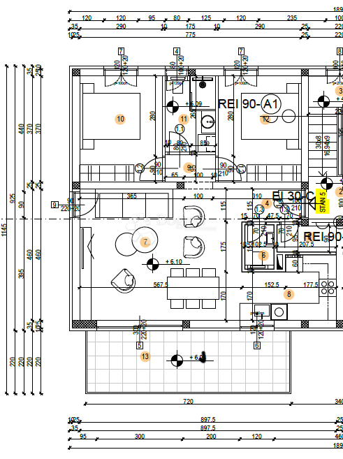 Allogio Stivašnica, Rogoznica, 77,80m2