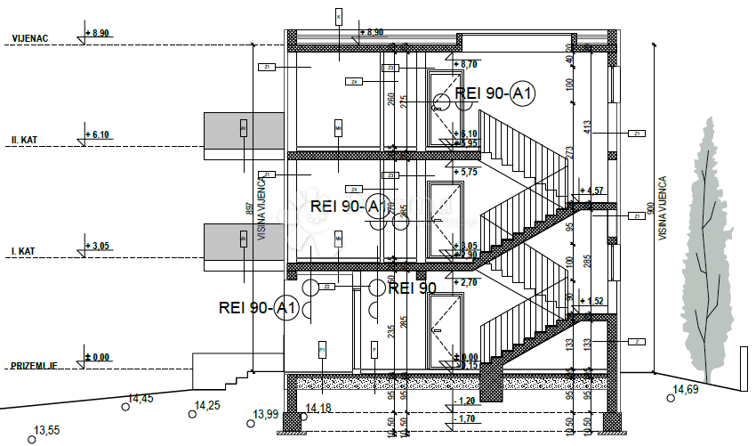 Allogio Stivašnica, Rogoznica, 77,80m2