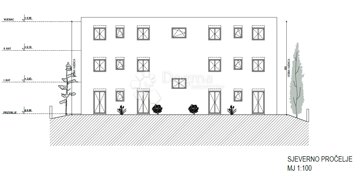 Allogio Stivašnica, Rogoznica, 77,80m2