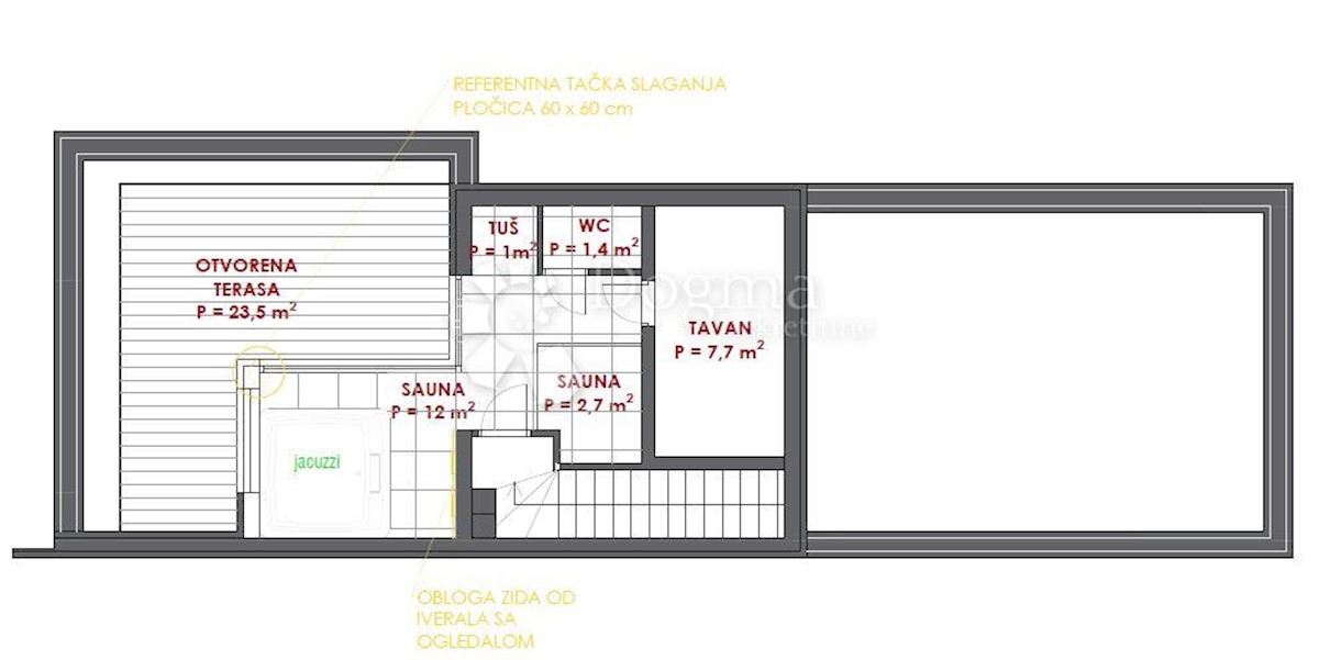 APPARTAMENTO DI LUSSO, VISTA MARE, TERRAZZO, JACUZZI, SAUNA, NUOVA COSTRUZIONE, 2R + LR