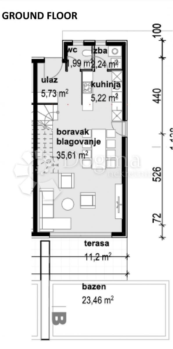 Casa Privlaka, 372,73m2