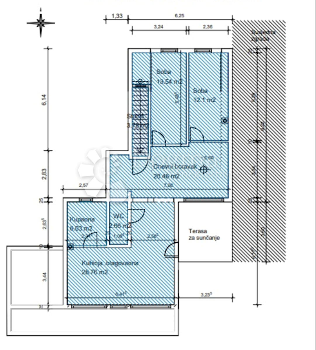 Appartamento Duga Uvala, Marčana, 87m2