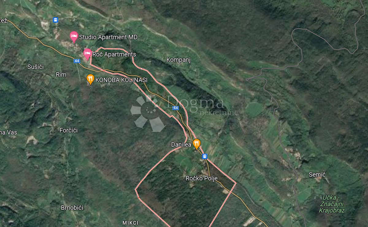 Terreno Ročko Polje, Buzet, 5.433m2