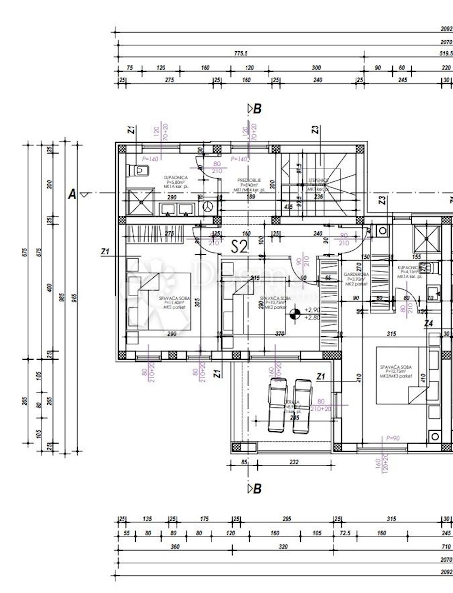 Allogio Vrsi, 204,30m2