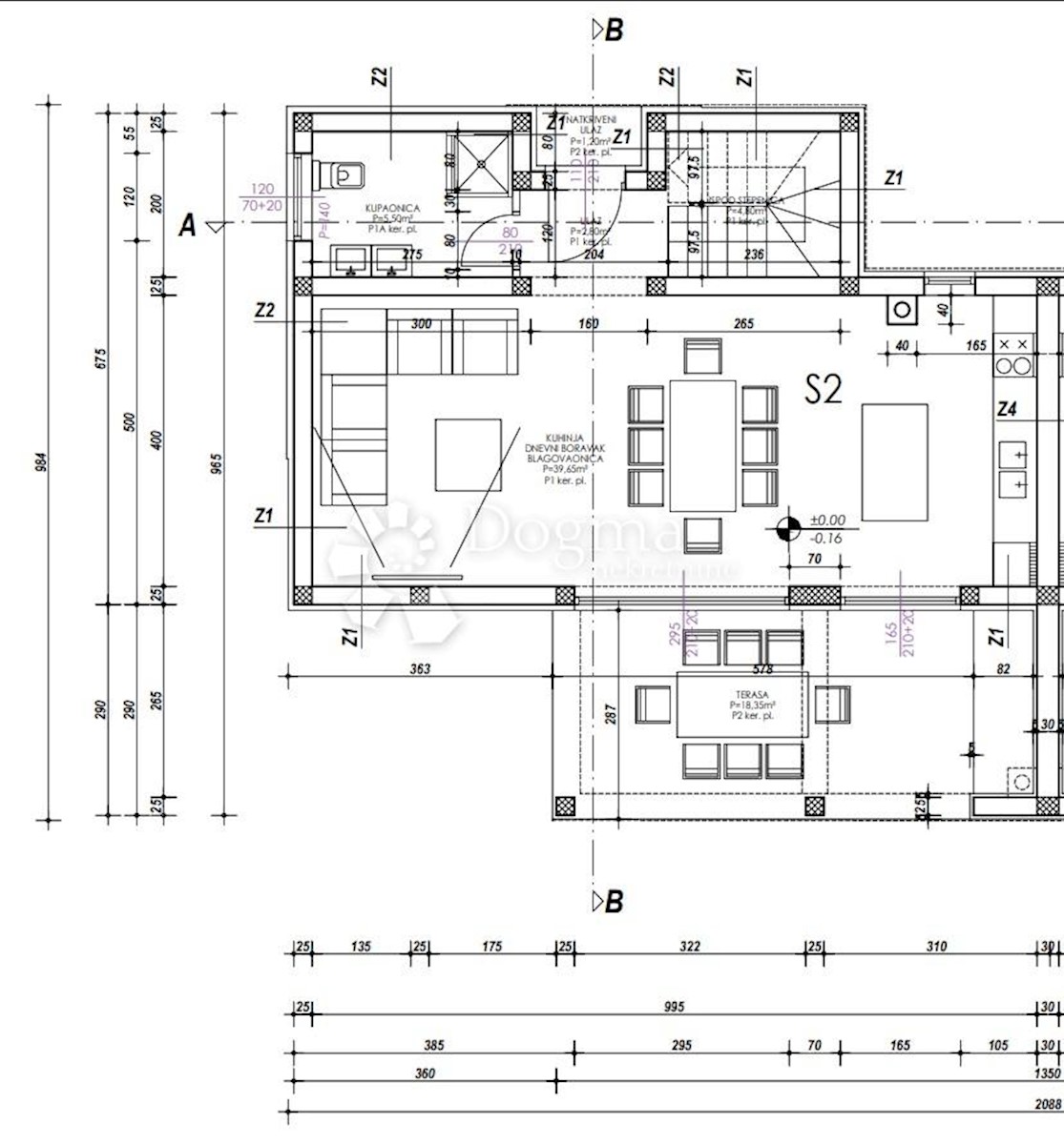 Allogio Vrsi, 204,30m2