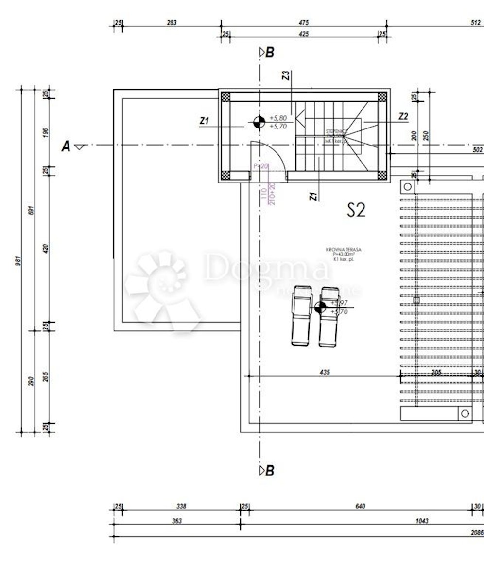 Allogio Vrsi, 204,30m2