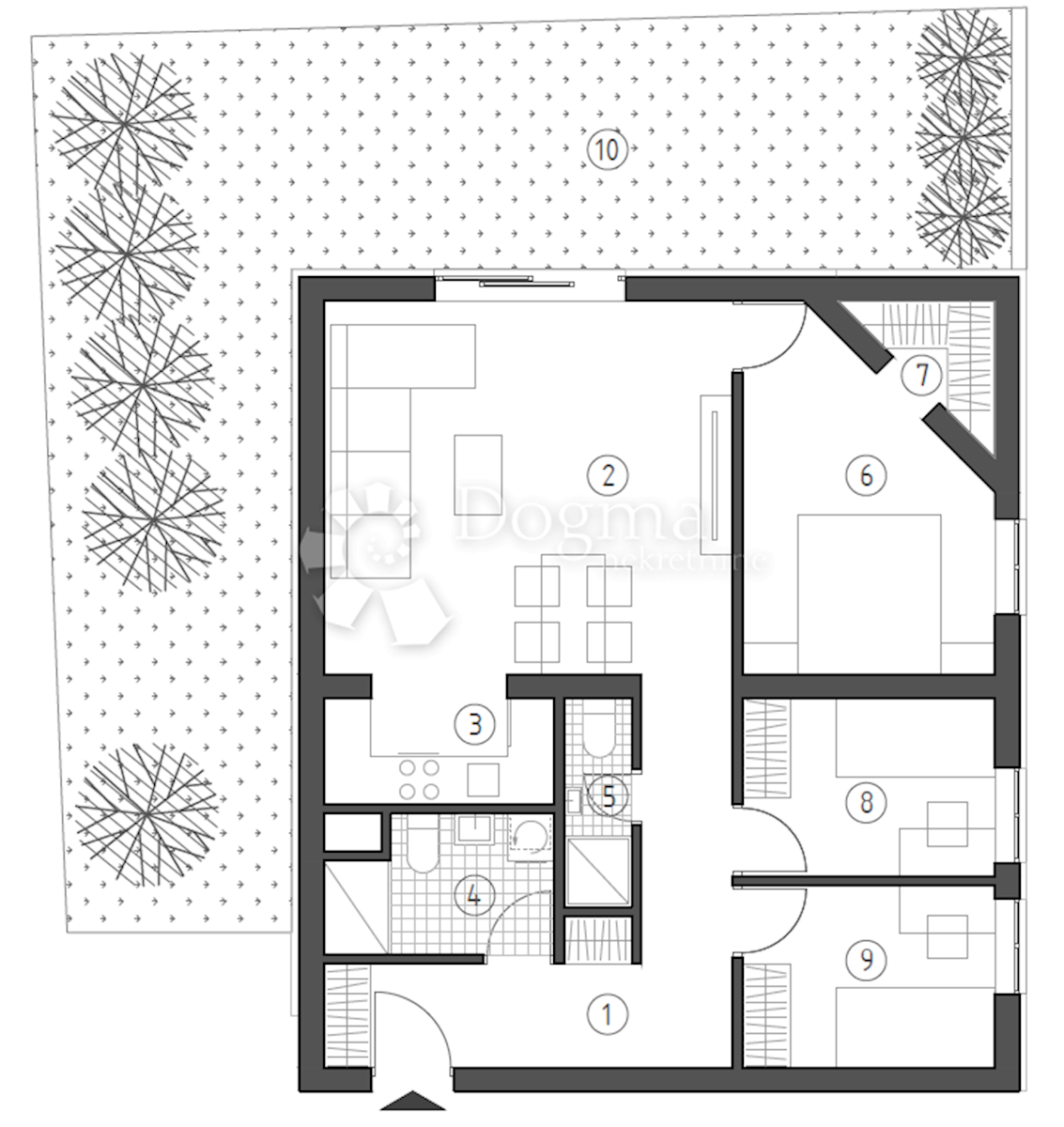 Allogio Brestje, Sesvete, 65,27m2