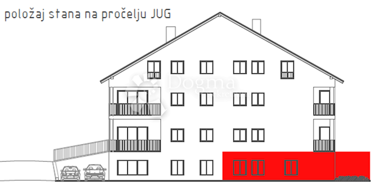 Allogio Brestje, Sesvete, 65,27m2