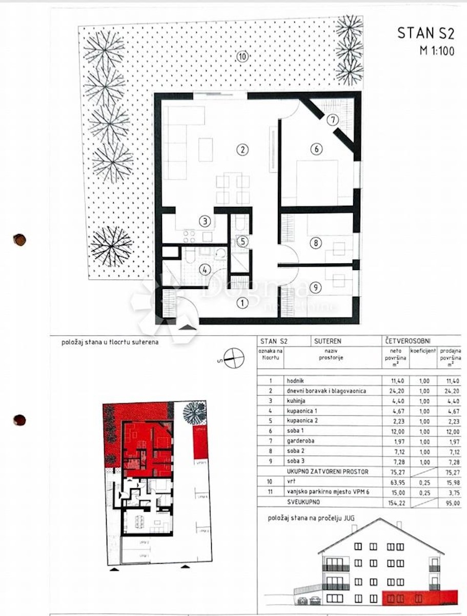 Allogio Brestje, Sesvete, 65,27m2
