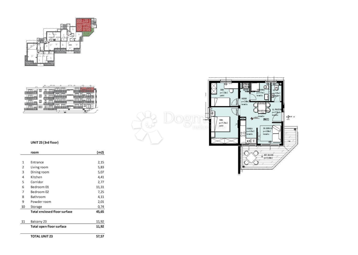 Allogio Seget Vranjica, Seget, 45,80m2