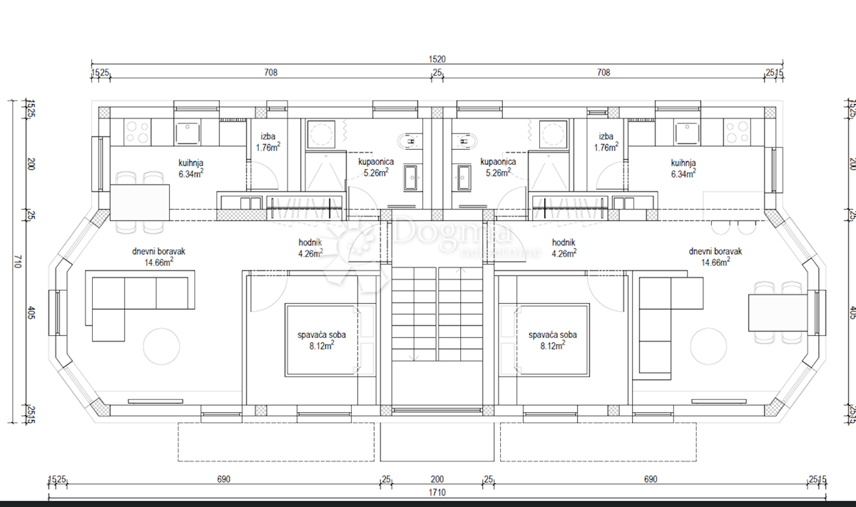 Allogio Remete, Maksimir, 60,24m2