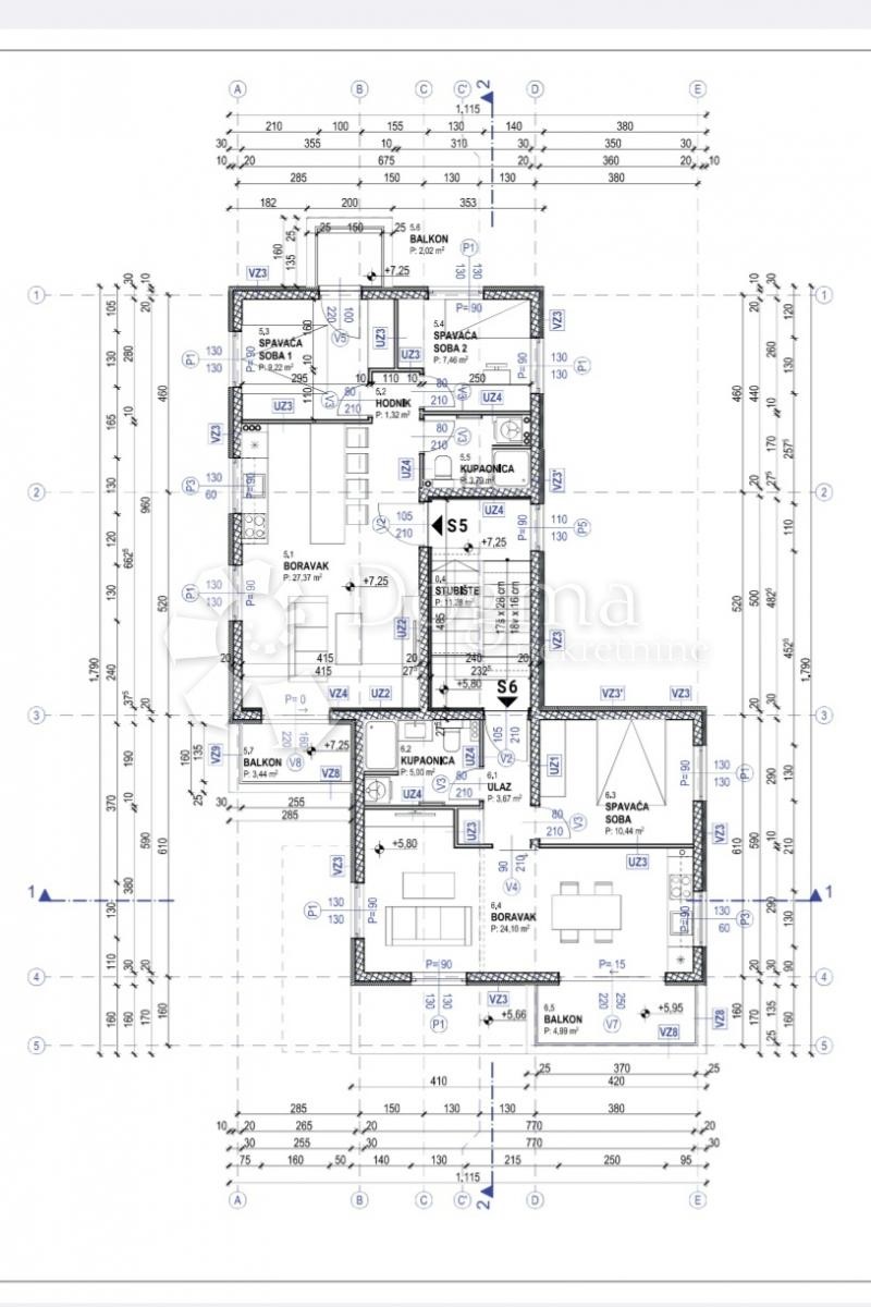 Allogio Povljana, 71,50m2