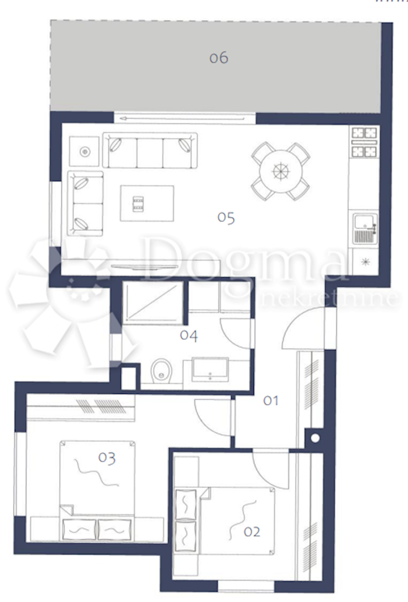 Allogio Premantura, Medulin, 98,90m2