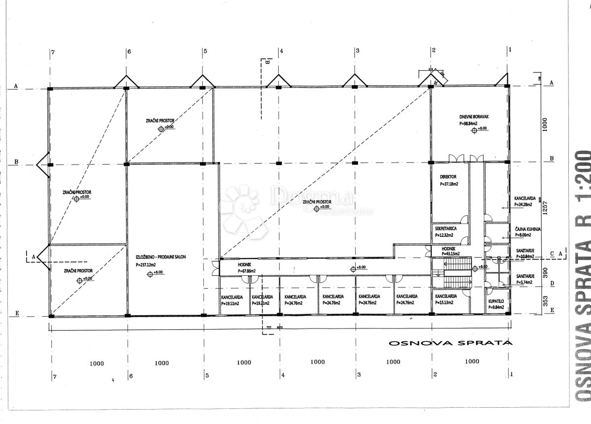 Locale commerciale Alaginci, Požega - Okolica, 3m2