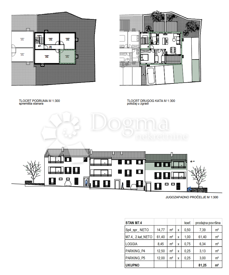 Appartamento Cres, 45,69m2