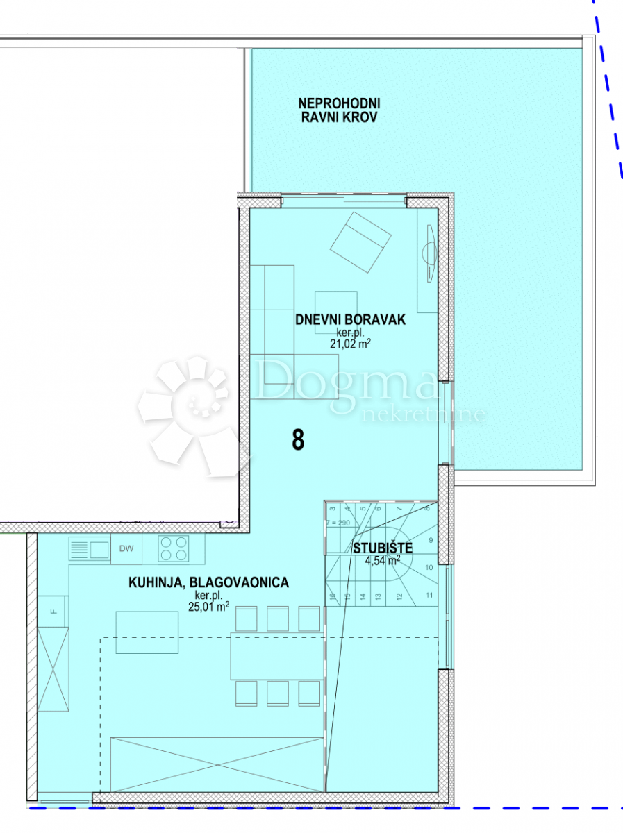 Allogio Povljana, 98,76m2