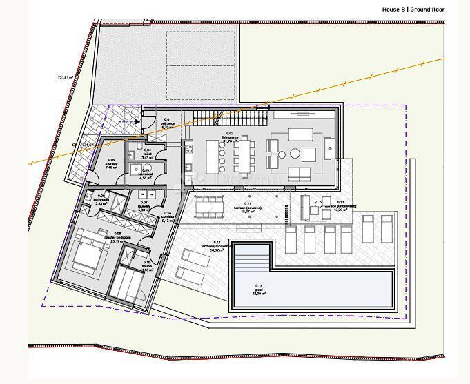 Terreno Oprtalj, 3.042m2