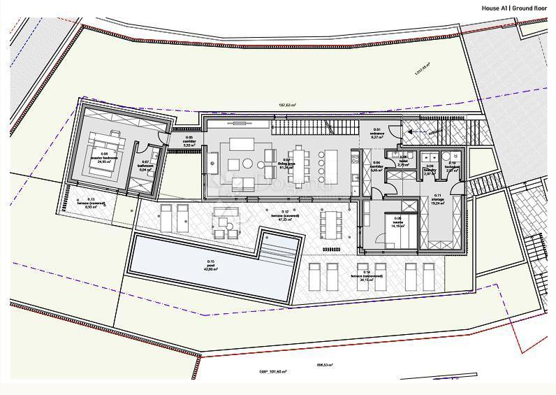 Terreno Oprtalj, 3.042m2