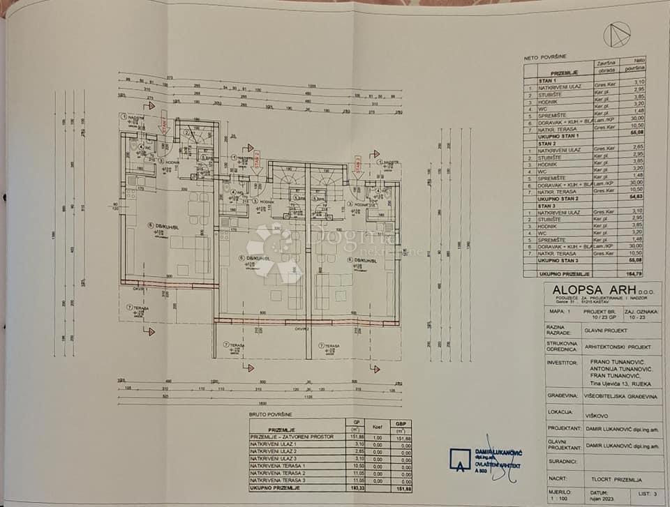 Allogio Marinići, Viškovo, 97m2