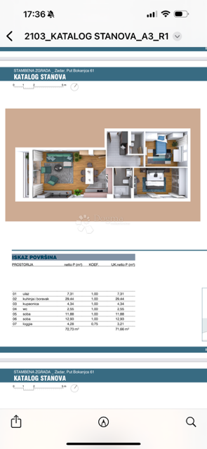 Allogio Melada (Maslina), Zadar, 84,23m2