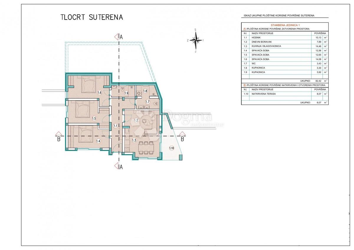 Allogio Vodice, 110,96m2