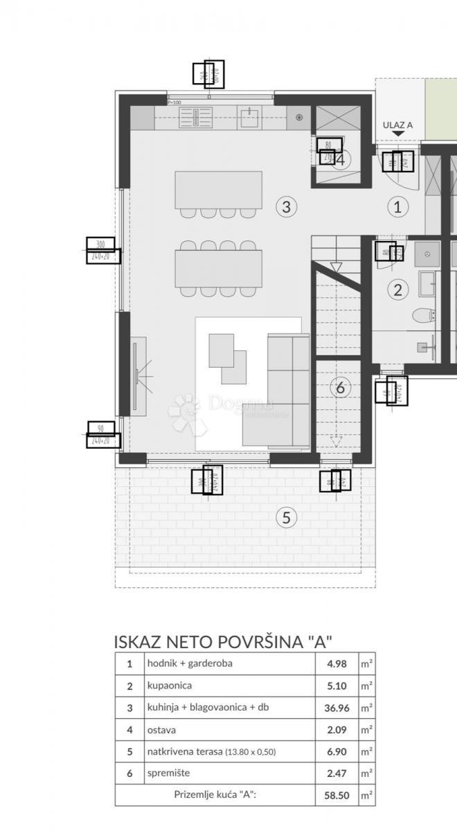 Casa Medulin, 120m2