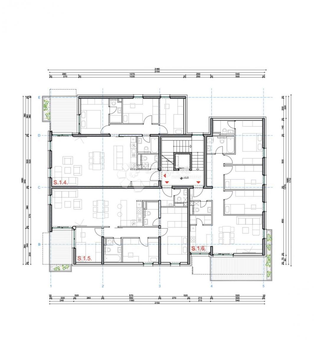 Allogio Maksimir, 102,84m2