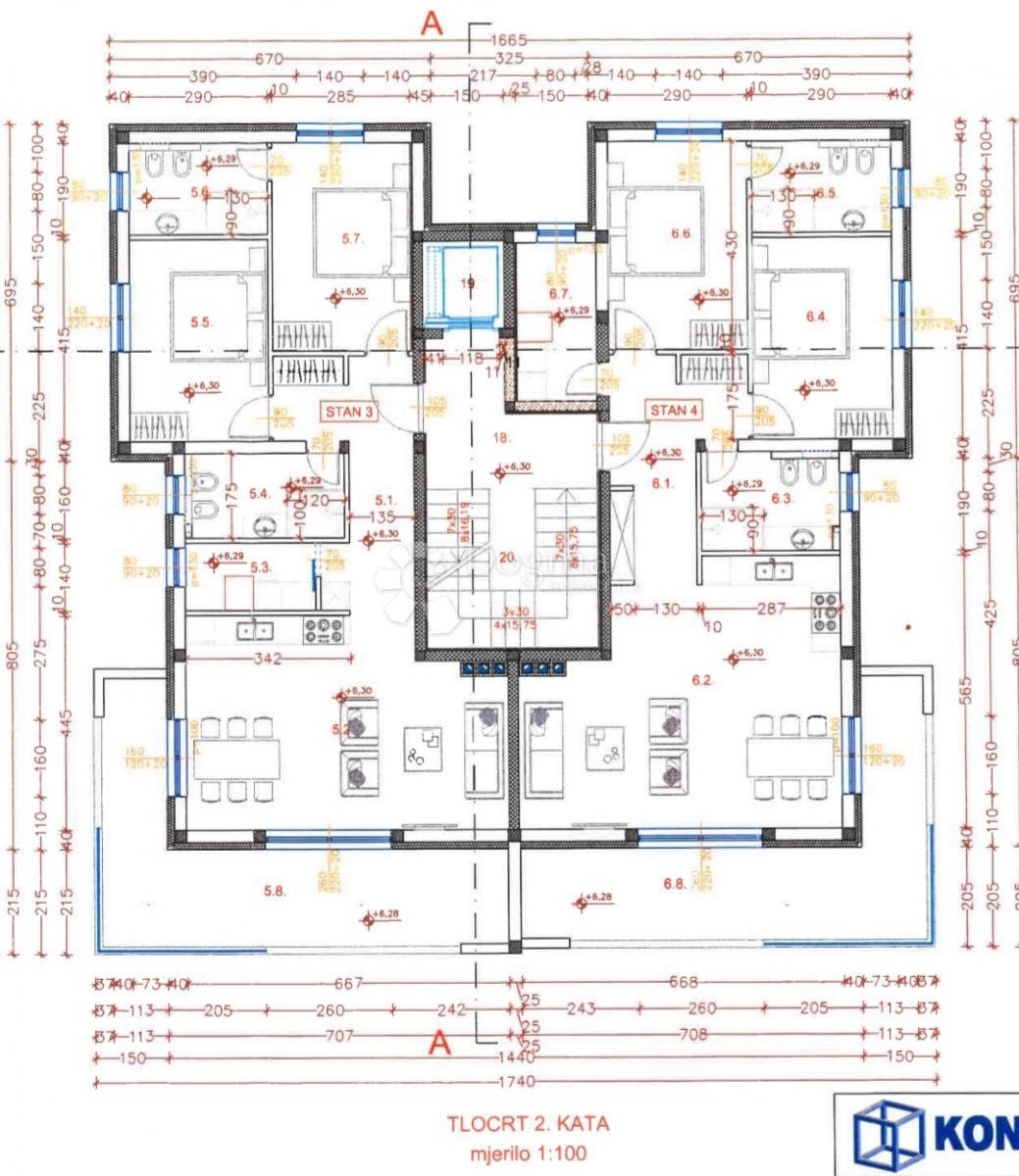 Allogio Peroj, Vodnjan, 96,75m2