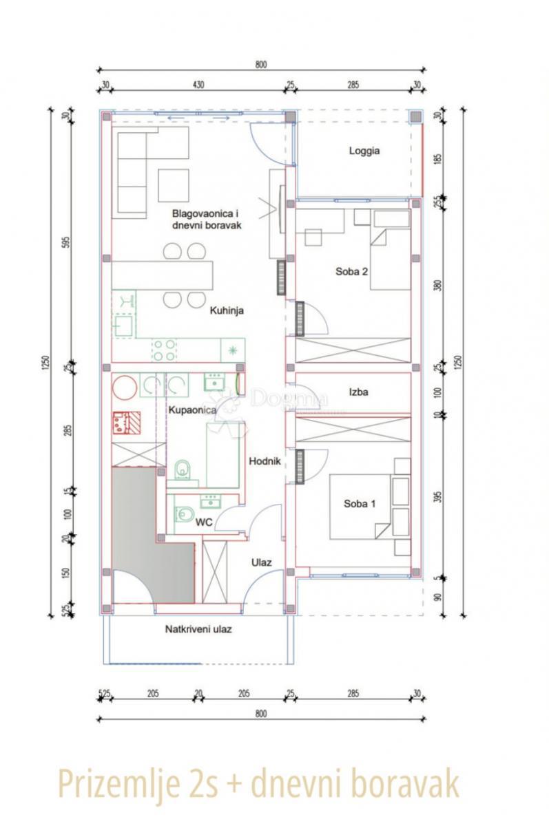 Allogio Antunovac, Virovitica, 102,86m2
